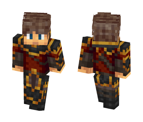 Armored Firebender (Request) - Male Minecraft Skins - image 1