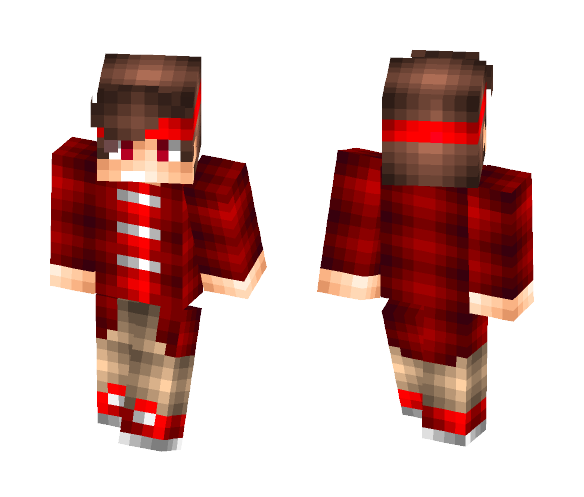 Red Teen Boy - Boy Minecraft Skins - image 1