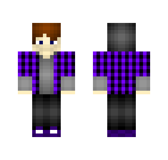 Purple Plaid - Male Minecraft Skins - image 2
