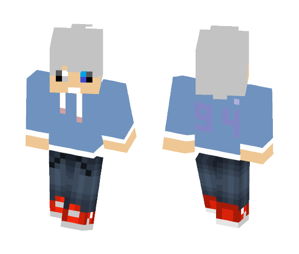 Human Sans (With Mohawk) - Male Minecraft Skins - image 1