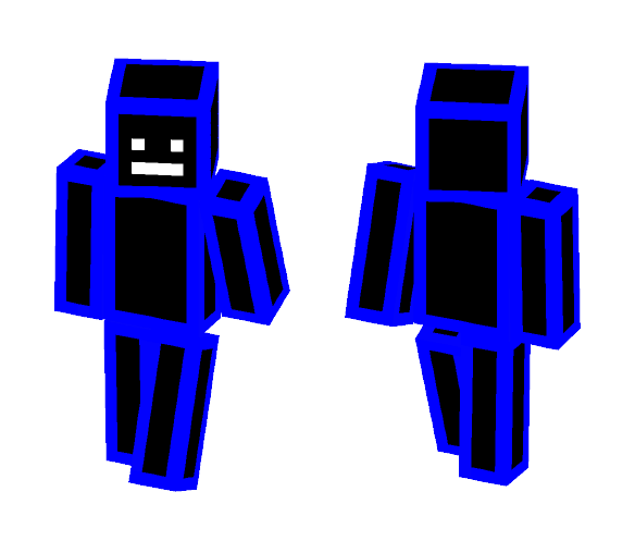 Blue neon skin - Male Minecraft Skins - image 1