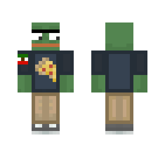 Pepe With Unibrow - Male Minecraft Skins - image 2