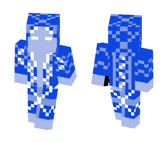 Herobrine Ice Mage Version - Herobrine Minecraft Skins - image 1