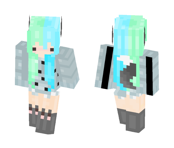 Blue Wolf - Female Minecraft Skins - image 1