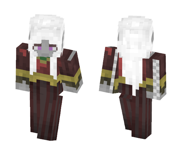 [ LOTC ] Base skin Dark elf - Female Minecraft Skins - image 1