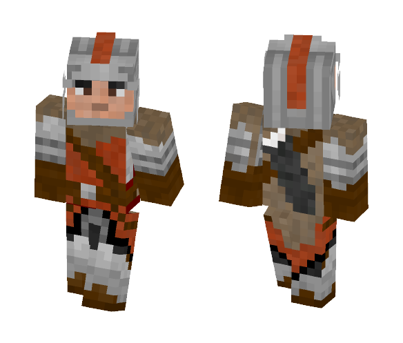 Medieval Archer (Orange) - Male Minecraft Skins - image 1