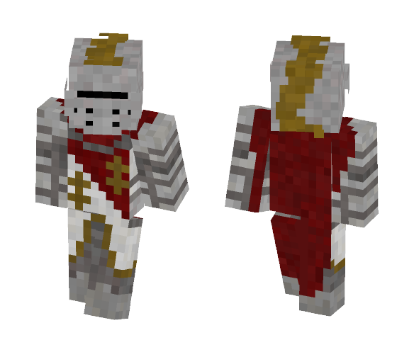 Holy Grail Soldier (Diagonal) - Interchangeable Minecraft Skins - image 1