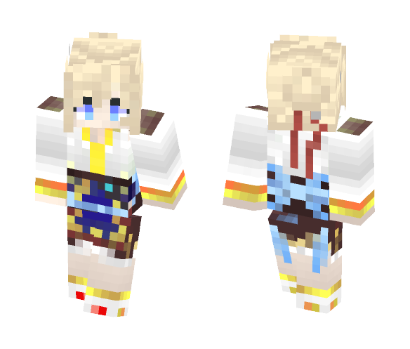 Rose - Elsword - (Female Gunner) - Female Minecraft Skins - image 1