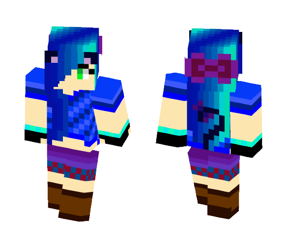Diamond Mefwa - Female Minecraft Skins - image 1