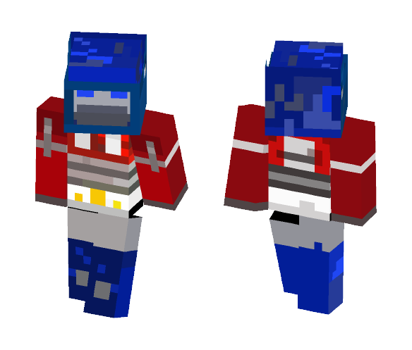 Optimus Prime - Male Minecraft Skins - image 1