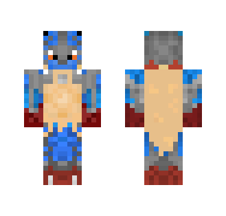 Mega Lucario - Male Minecraft Skins - image 2