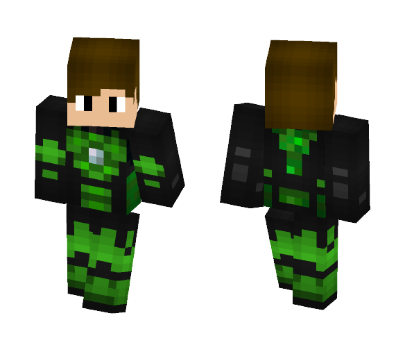 EmeraldMan[MRK 3]-No Helmet - Male Minecraft Skins - image 1