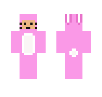 Embarrassing Pink Bunny Costume - Male Minecraft Skins - image 2