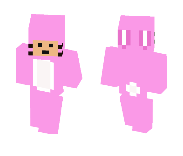 Embarrassing Pink Bunny Costume - Male Minecraft Skins - image 1