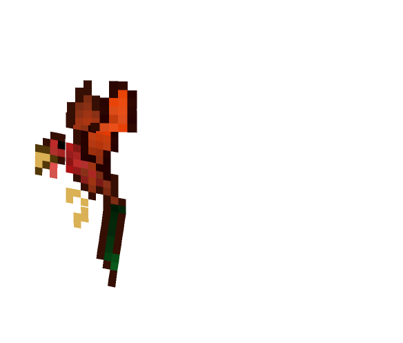 Rooster Pixel Art - Male Minecraft Skins - image 1