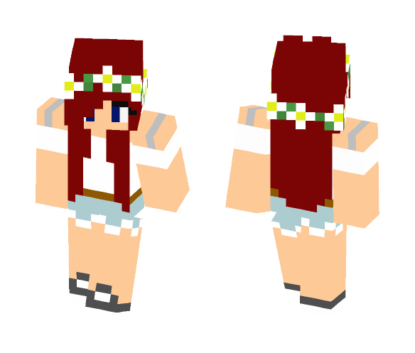 Redhead Girl (Redone) - Girl Minecraft Skins - image 1