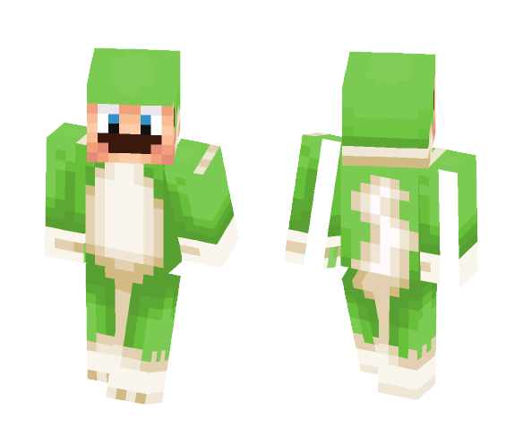 Cat Luigi [Super Mario 3D World] - Cat Minecraft Skins - image 1