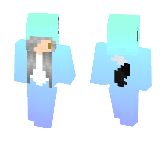 Wolf Onezie - Female Minecraft Skins - image 1