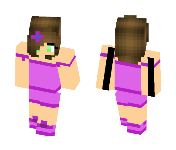 Purple Guy (female) - Female Minecraft Skins - image 1