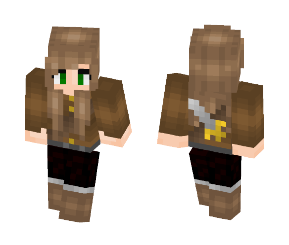 Brooke with Sword - Female Minecraft Skins - image 1