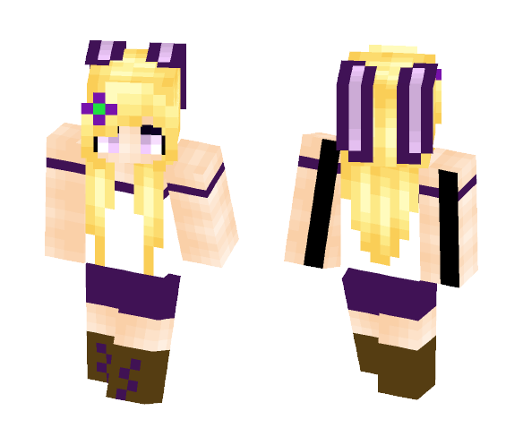 Bonnie Human (female) - Female Minecraft Skins - image 1