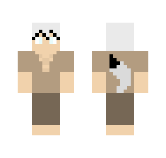 Medieval White Haired Wolf Guy - Male Minecraft Skins - image 2