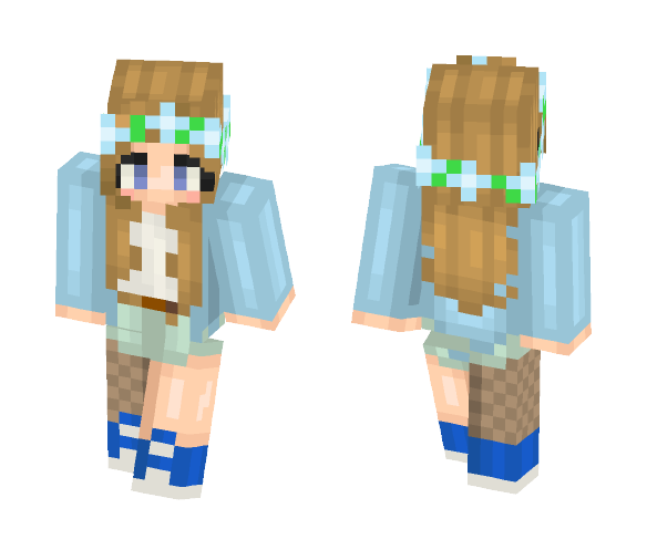 Everything is blue - Female Minecraft Skins - image 1