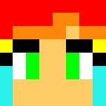 Rainbow Hair (Girl) - Color Haired Girls Minecraft Skins - image 3
