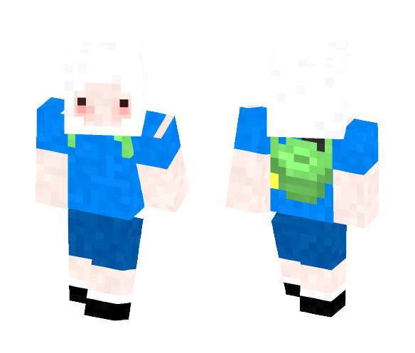 Finn "The Human" - Male Minecraft Skins - image 1