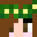 Green Flower Girl - Girl Minecraft Skins - image 3