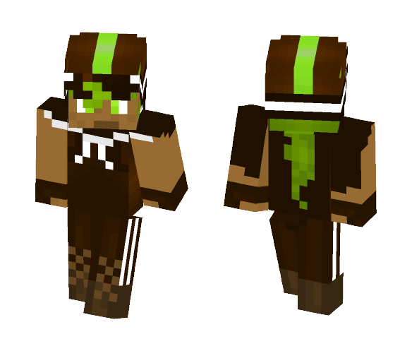 Kiwi Biker Cookie [Cookie Run] - Male Minecraft Skins - image 1