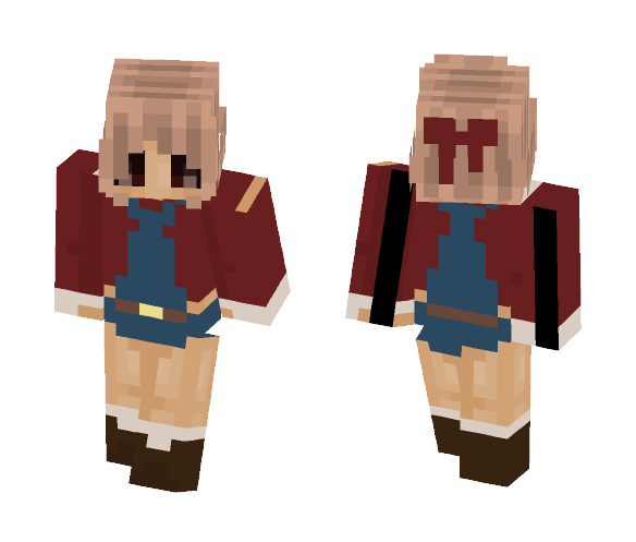 Luna~ Mario Girl - Girl Minecraft Skins - image 1