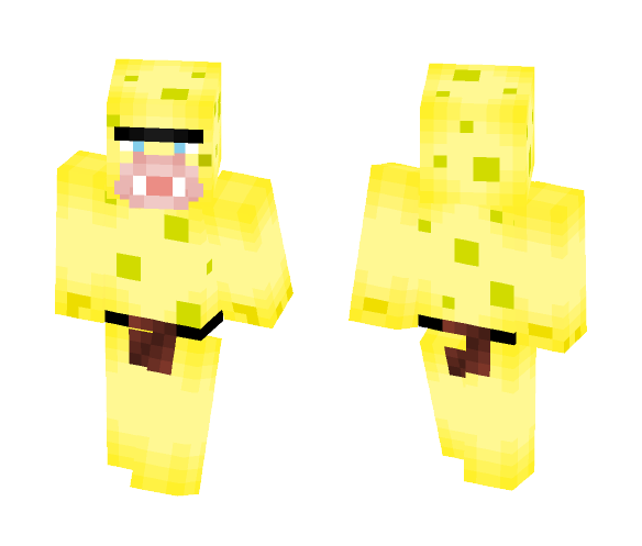 Spongegar -Prehistoric Spongebob- - Male Minecraft Skins - image 1
