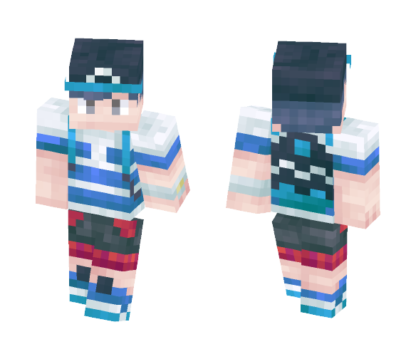 Male Trainer | Pokemon Sun and Moon - Male Minecraft Skins - image 1