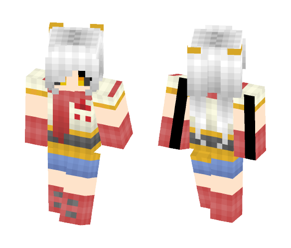 Human Girl Papyrus - Girl Minecraft Skins - image 1
