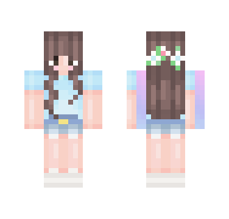 Blue Pastel ; Fluffique Request - Female Minecraft Skins - image 2