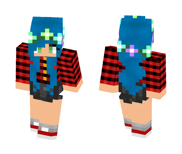 cute tumblr-ish girl - Cute Girls Minecraft Skins - image 1