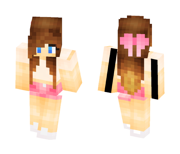 Pink Summer - Female Minecraft Skins - image 1