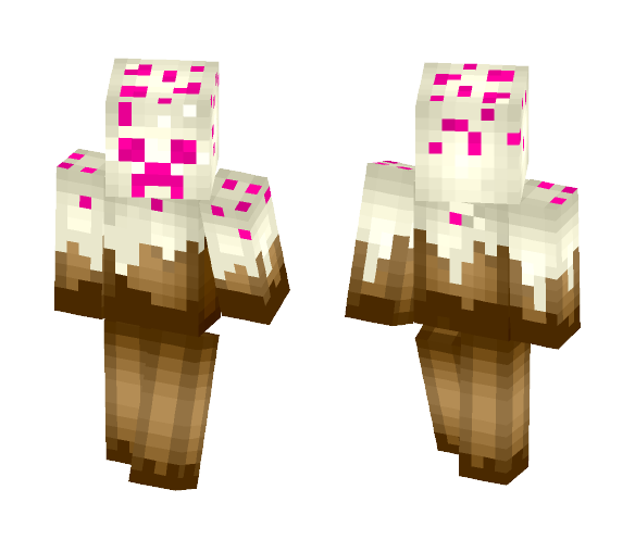 Ash's Creeper Cake - Male Minecraft Skins - image 1