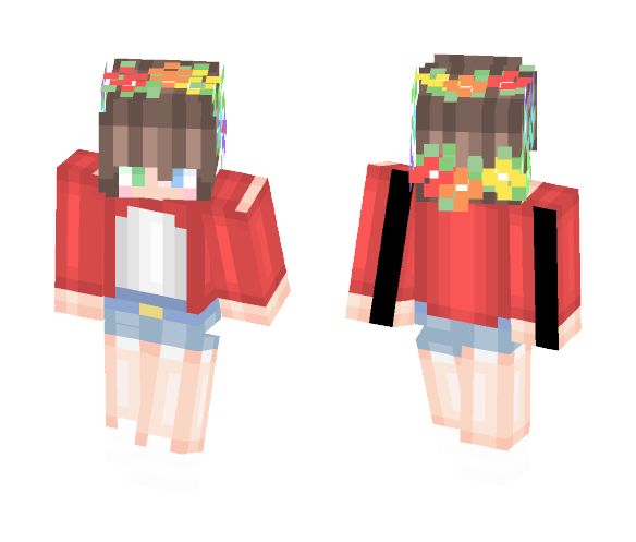 Red Twin Boy ; Mine.Able Req - Boy Minecraft Skins - image 1