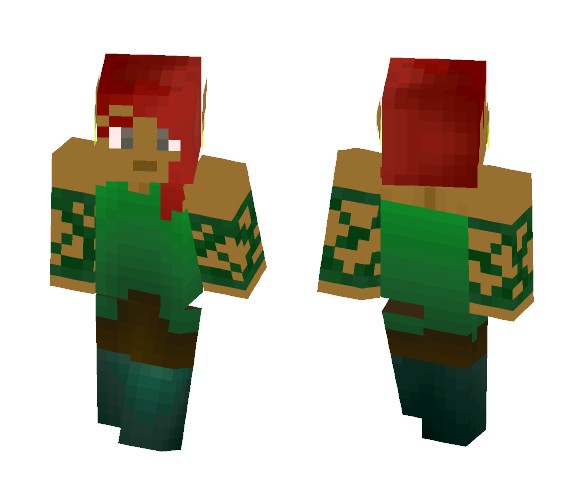 [LOTC] Young Wood Elf Female - Female Minecraft Skins - image 1
