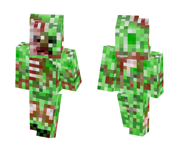 Zombie Creeper - Interchangeable Minecraft Skins - image 1