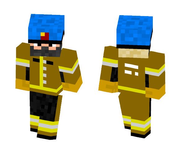 Fireman (updated). - Male Minecraft Skins - image 1