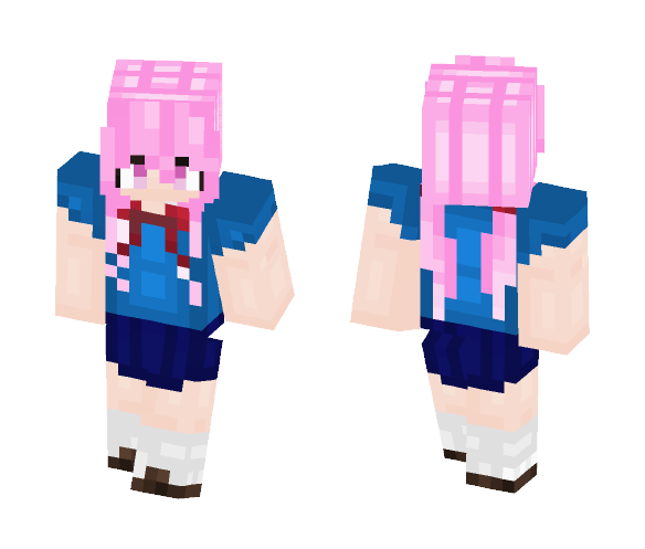 Yuno Gasai | Mirai Nikki - Female Minecraft Skins - image 1