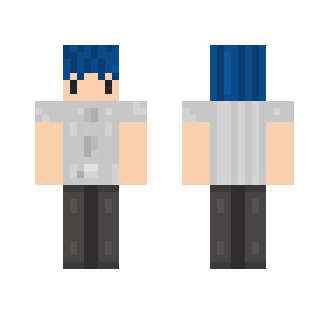 Blue Hair Boy - Boy Minecraft Skins - image 2