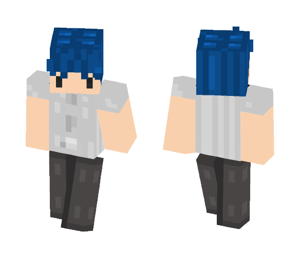 Blue Hair Boy - Boy Minecraft Skins - image 1
