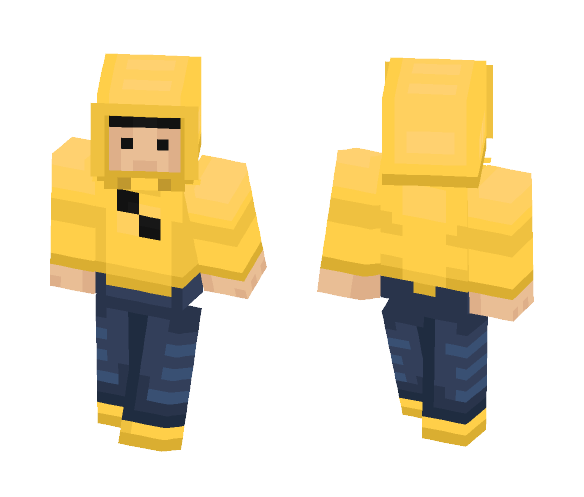 Sporting the Hufflepuff Poncho! - Male Minecraft Skins - image 1