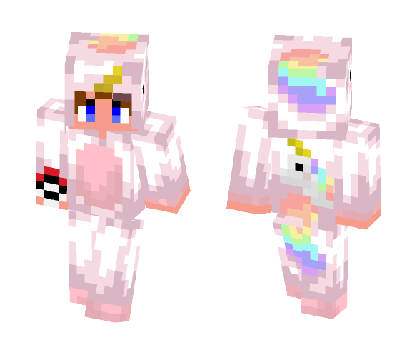 Raibow Unicorn Guy - Male Minecraft Skins - image 1