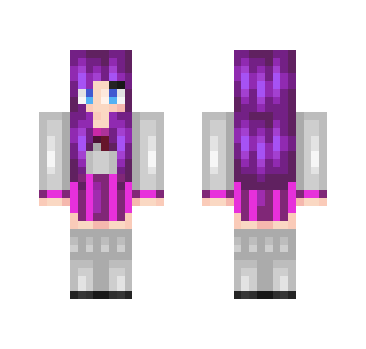 ~Purple And Pink School Girl~ - Female Minecraft Skins - image 2