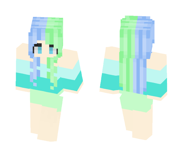 Ocean/Summer Girl - Girl Minecraft Skins - image 1